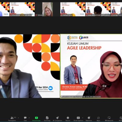 Politeknik STIA LAN Makassar Melaksanakan Kuliah Umum “Agile Leadership” : Transformasi Kepemimpinan Menuju Kesuksesan